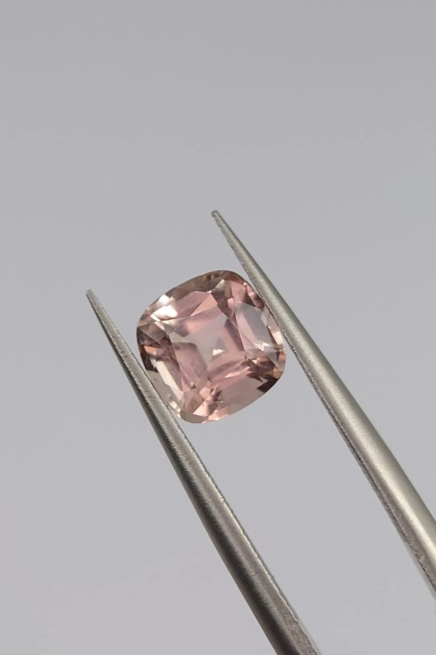 1.4ct Natural Tourmaline Cushion Cut From Afghanistan — view 1